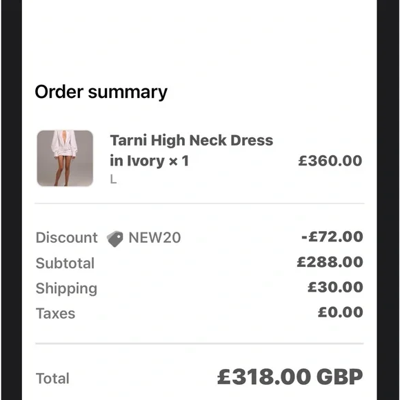 Beautiful Dolls house Fashion Tarni dress in ivory - Picture 3 of 3